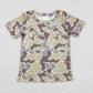 3colors Sibling Baby Boys Camouflage Short Sleeve Tee Shirts Tops