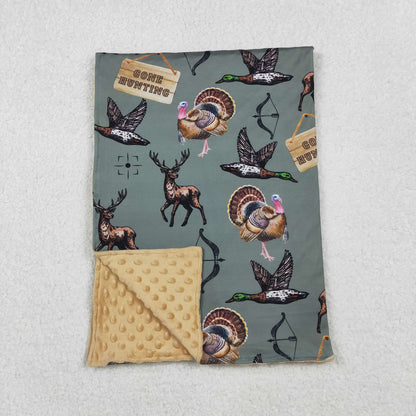 BL0151 Baby Toddler Children Hunting Deer Ducks Blanket C10.17