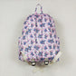 BA0182 Cartoon Star pink and white checkered backpack