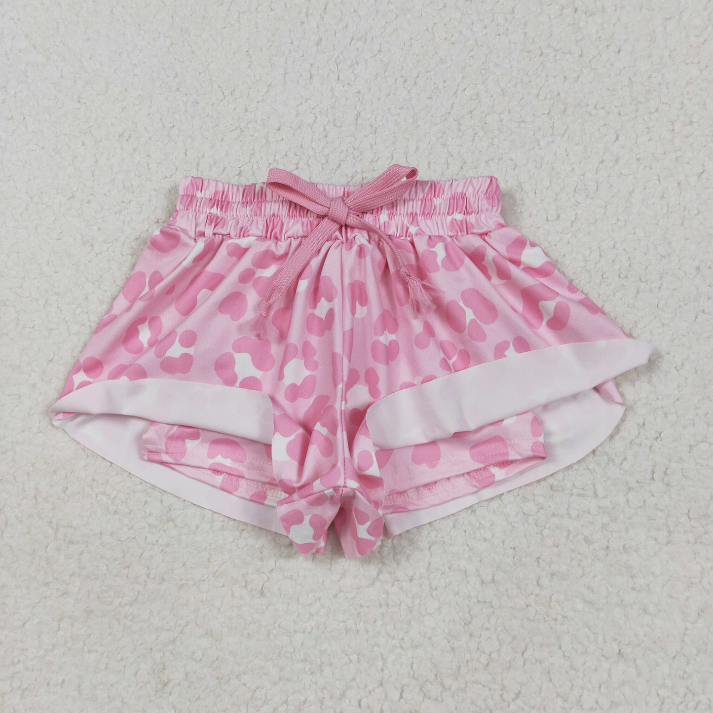 SS0587 Baby Girls Pink Leopard Summer Shorts Bottoms 5.27