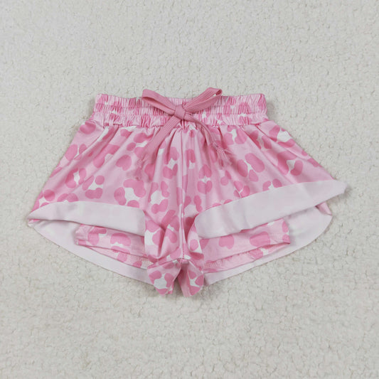 SS0587 Baby Girls Pink Leopard Summer Shorts Bottoms 5.27