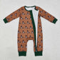 LR2154 Baby Infant Boys Mallard Ducks Hunting Zip Sleeprs Romper