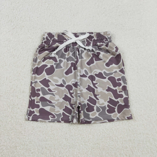 SS0733 Baby Boys Southern Dark Khaki Camo Pockets Shorts Bottom C11.20
