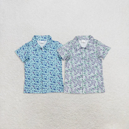 Sibling Baby Boys Western Camo Floral Button Shirts Top C9.2