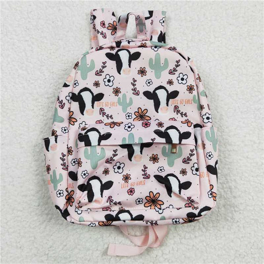 BA0036 Cow Flower Cactus Backpack