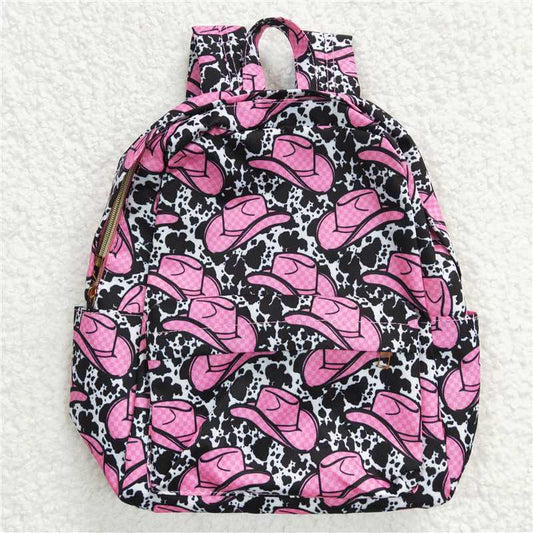 BA0038 Hat Cow Print Backpack