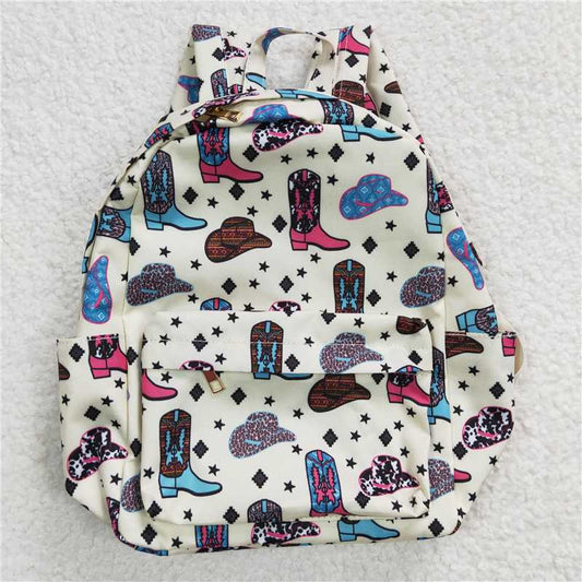 BA0045 Boots Hat Backpack Beige