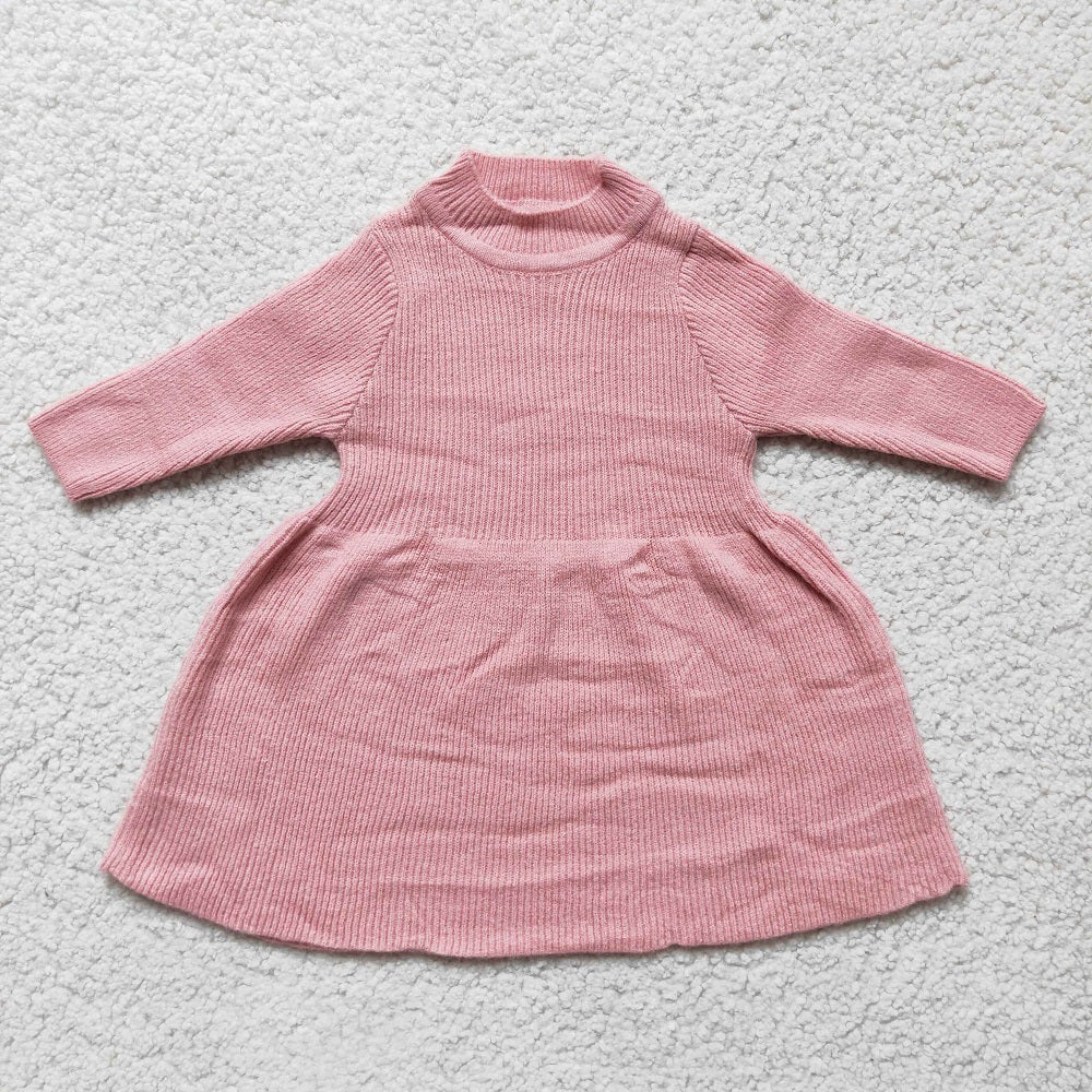 6 B0-20 Girl Pink Sweater Dress