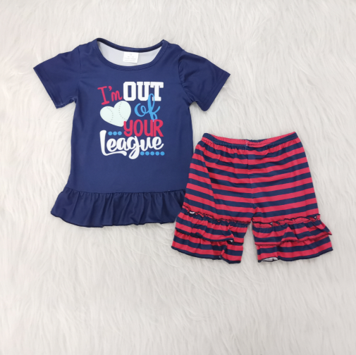 A8-22 Navy Baseball Shorts Outfit