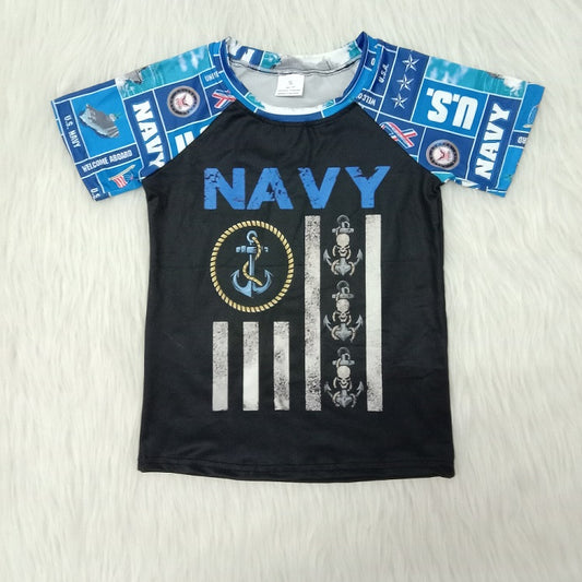 A9-2-1 Boys Navy Shirts