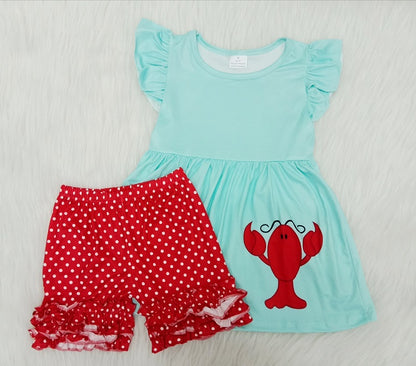 Sibling Lobster Shorts Outfits