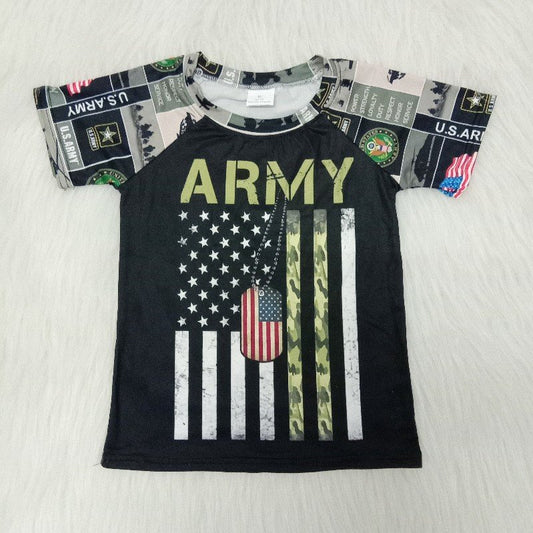 C7-2 Boys Army Shirts