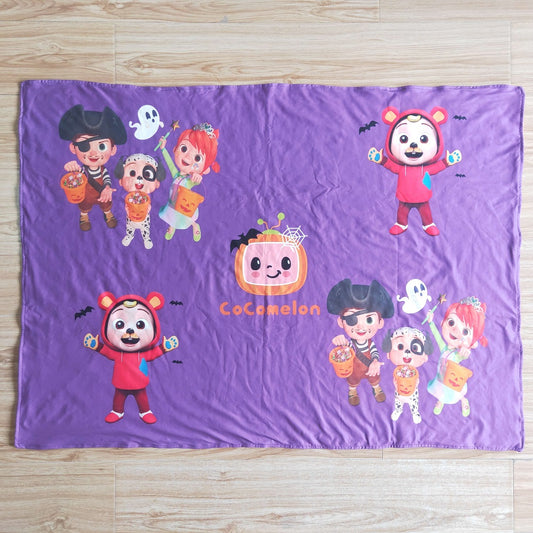 6 B10-19-29-43 inches Baby Blankets Halloween Cartoon Watermelon Orange