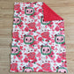 6 B2-18 Kids Blankets Cartoon Watermelon Valentine Love Heart