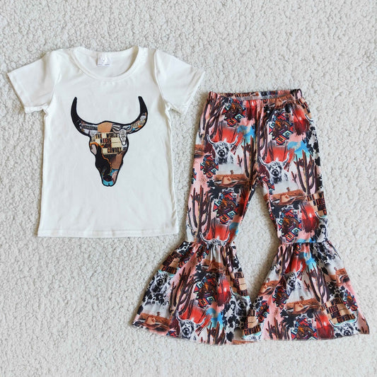 B1-14 Western Girls Cactus Bull Bell Outfits