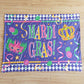 6 B6-19-29-43 inches Kids Blankets Mardi Gras Crown Purple