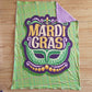 6 C7-35-29-43 inches Kids Blankets Mardi Gras Crown Light Purple