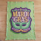 6 C7-35-29-43 inches Kids Blankets Mardi Gras Crown Light Purple