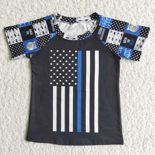 C5-22 Boys Police Shirts