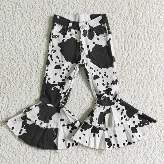 P0001 Girls Cow Jeans