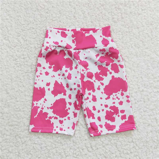 SS0029 Girls Rose Red Cycling Pants