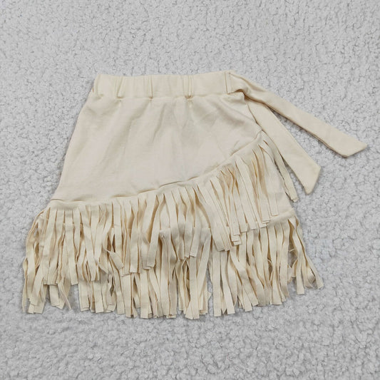 GLK0006 Girl Ice Cream Tassel Velvet Skirt Dress
