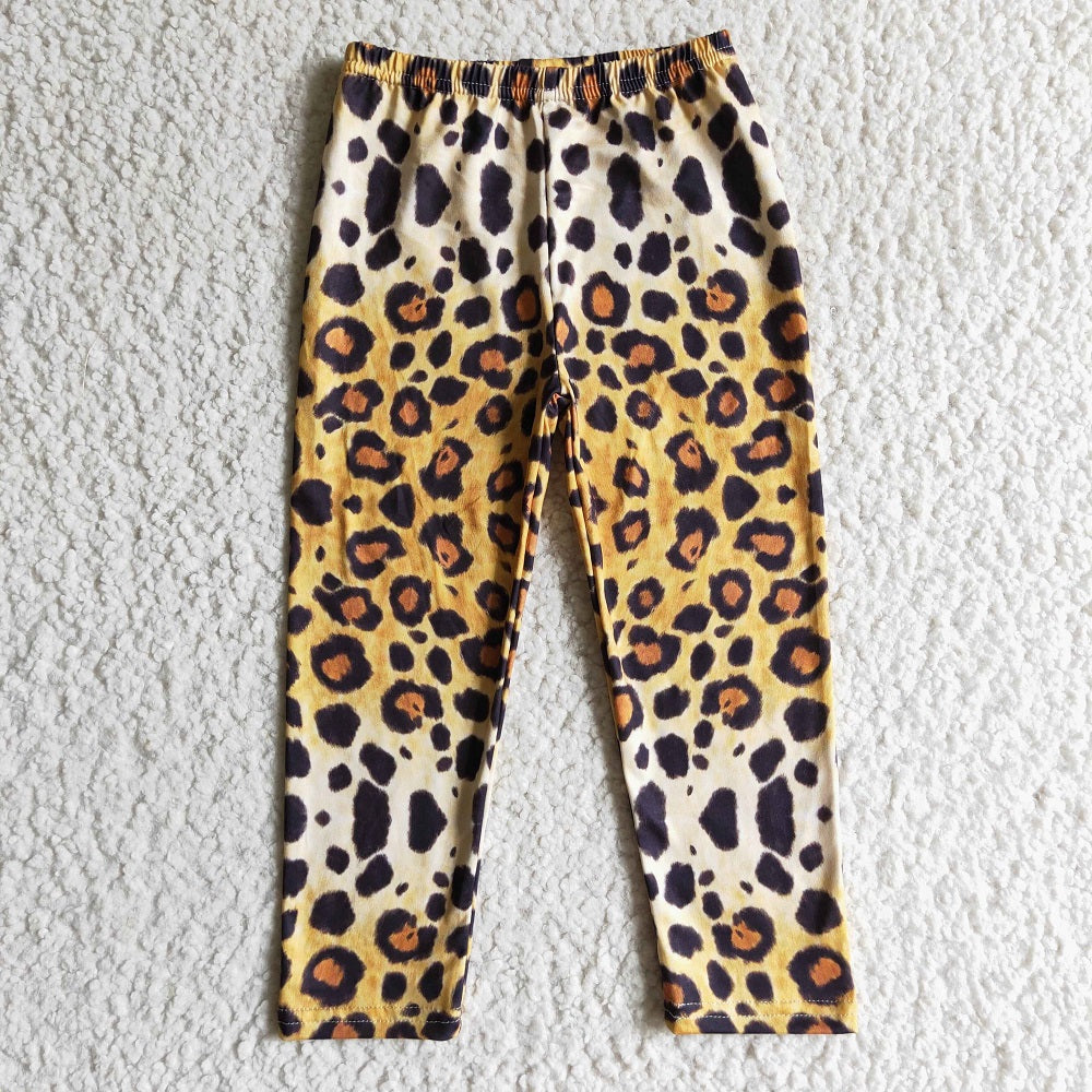 P0012 Girl Leopard Leggings