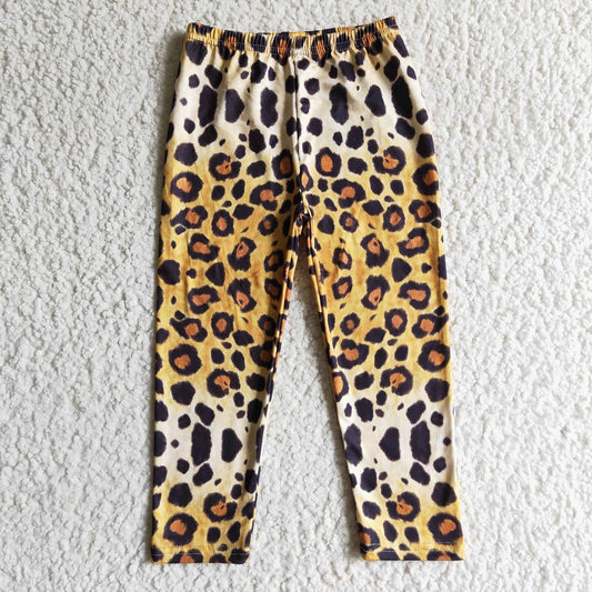 P0012 Girl Leopard Leggings