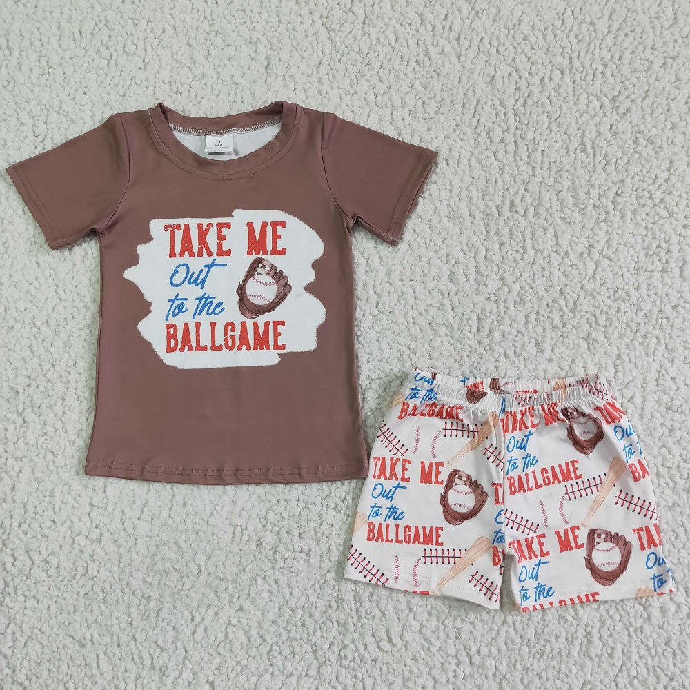 BSSO0023 Boys Ball Game Shorts Outfit