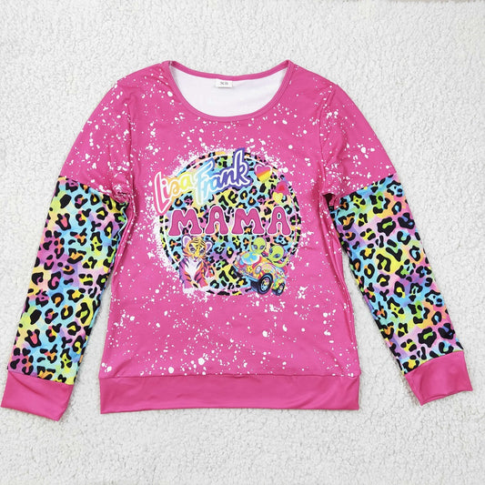 GT0092 Mom Pink Leopard Tiger Shirts