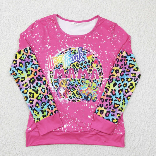 GT0092 Mom Pink Leopard Tiger Shirts