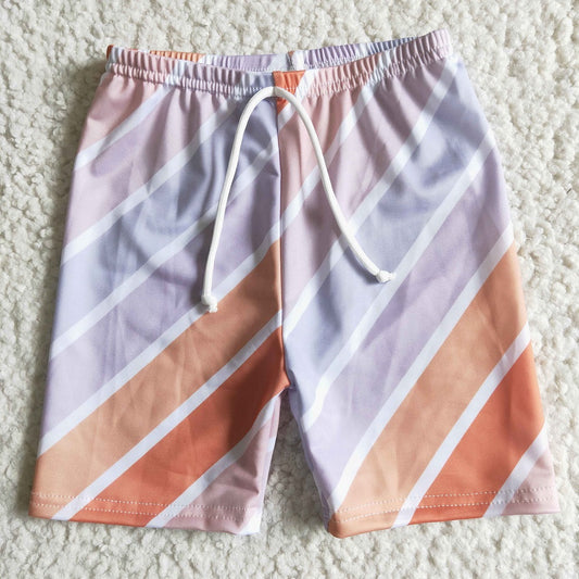 SS0006  Boys Striped Swimming Shorts
