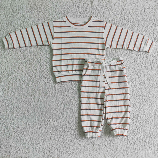 BLP0045 Boys Striped Drawstring Outfit