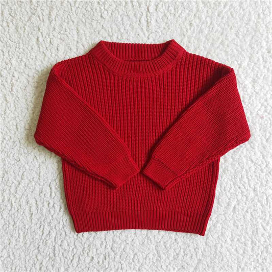 GT0032 Red Sweater Top