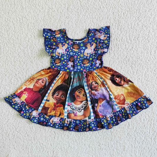 GSD0065 Girls Butterfly Twirl Dress