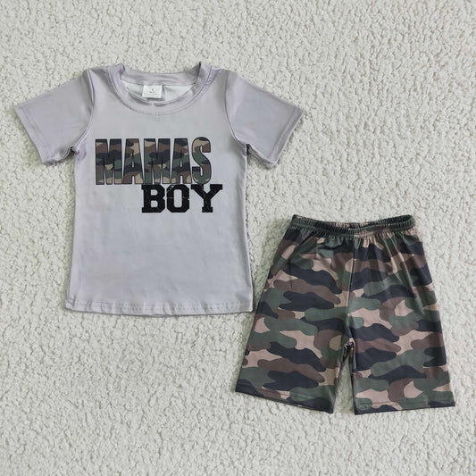 BSSO0049 Mamas Boy Camouflage Shorts Outfits