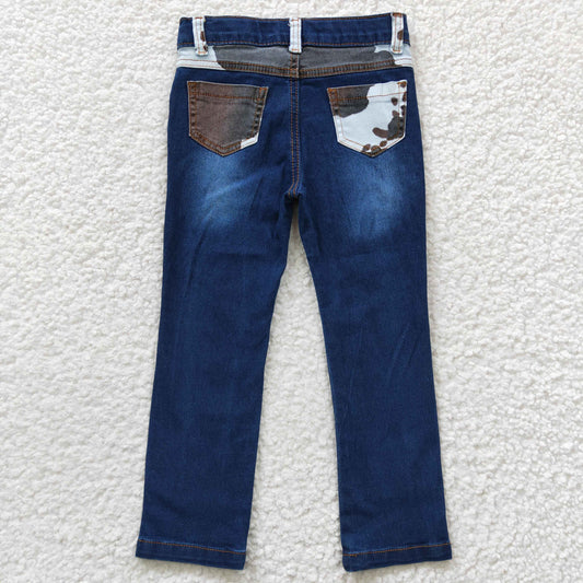 P0075 Bleached Denim trousers blue