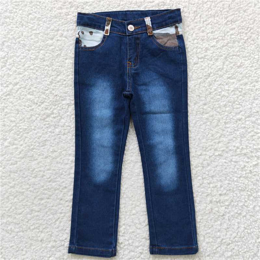 P0075 Bleached Denim trousers blue