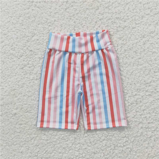 SS0030 Girls Colorful Striped Riding Pants