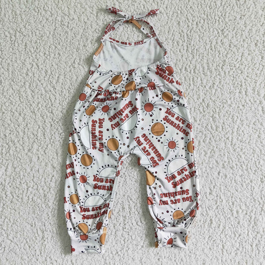 SR0051 You Are My Sunshine Girls Sling Jumpsuit