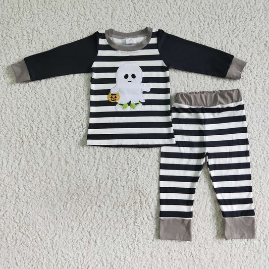BLP0018 Baby boys ghost stripe pajamas pants clothes set