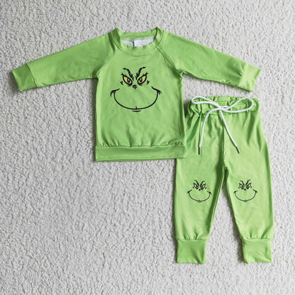 BLP0111 Christmas Boy Green Character Outfit