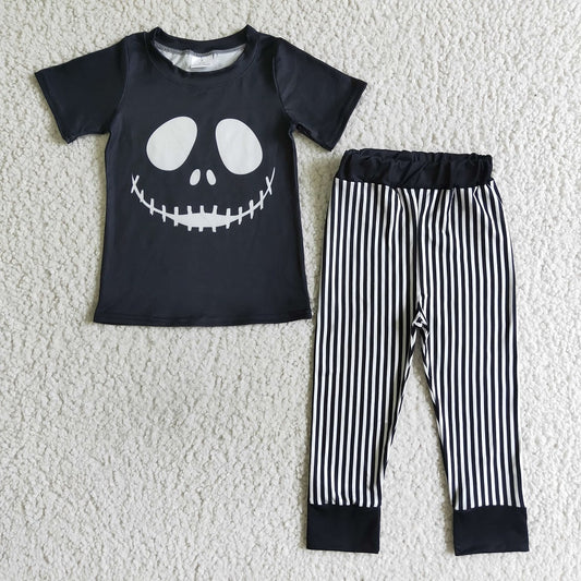 BSPO0023 Boy Scream Black Striped Outfit